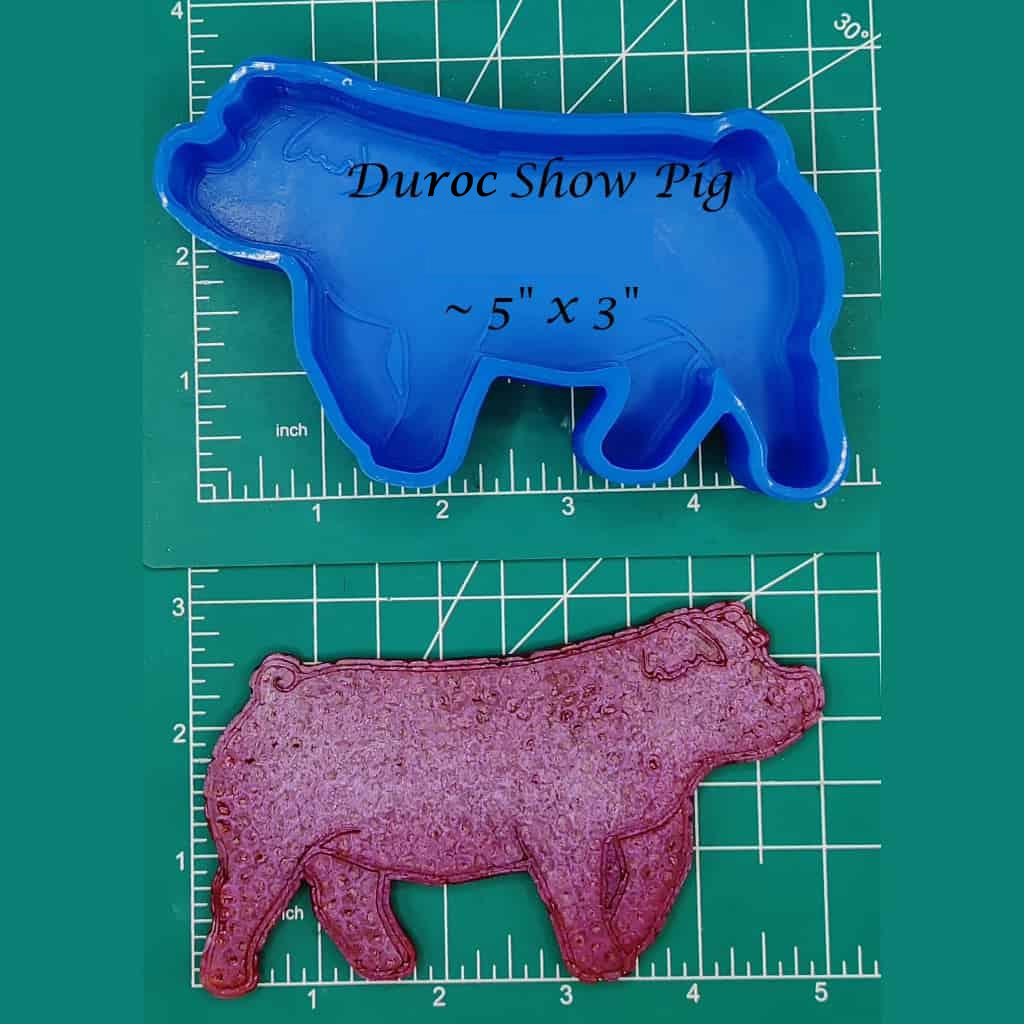 Show Pig - Duroc - Silicone freshie mold