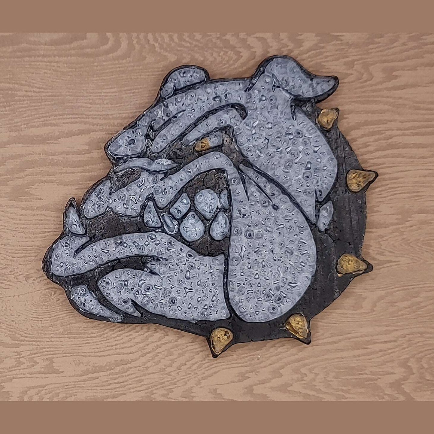 Bulldog School Mascot - Silicone Freshie Mold