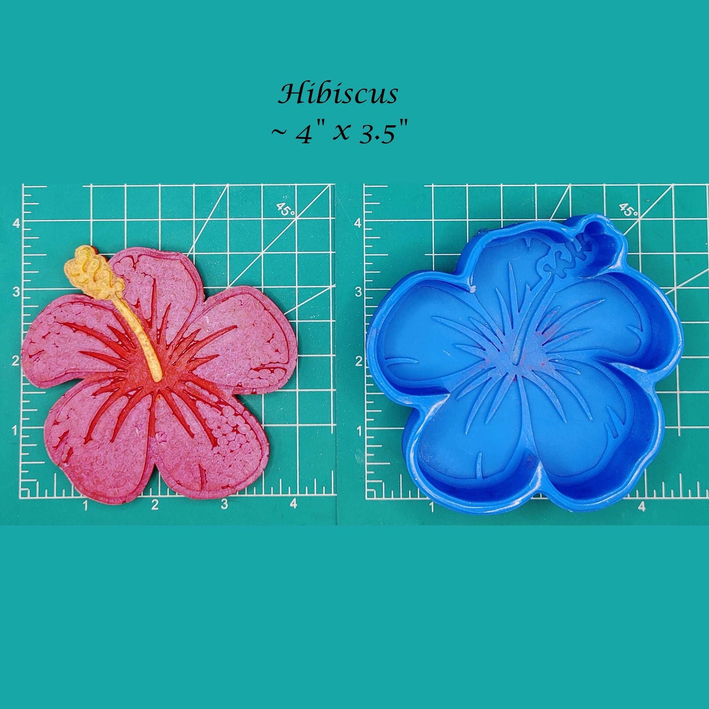 Hibiscus Flower - Silicone Freshie Mold