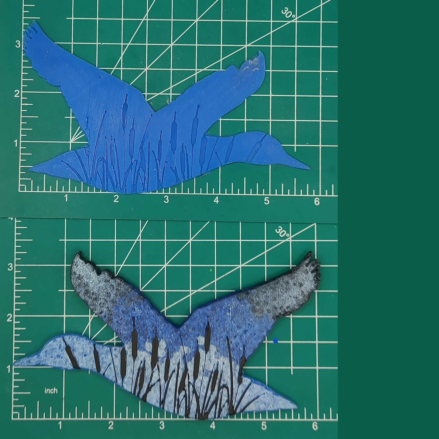 Flying Duck Inserts - large - Silicone Freshie Mold