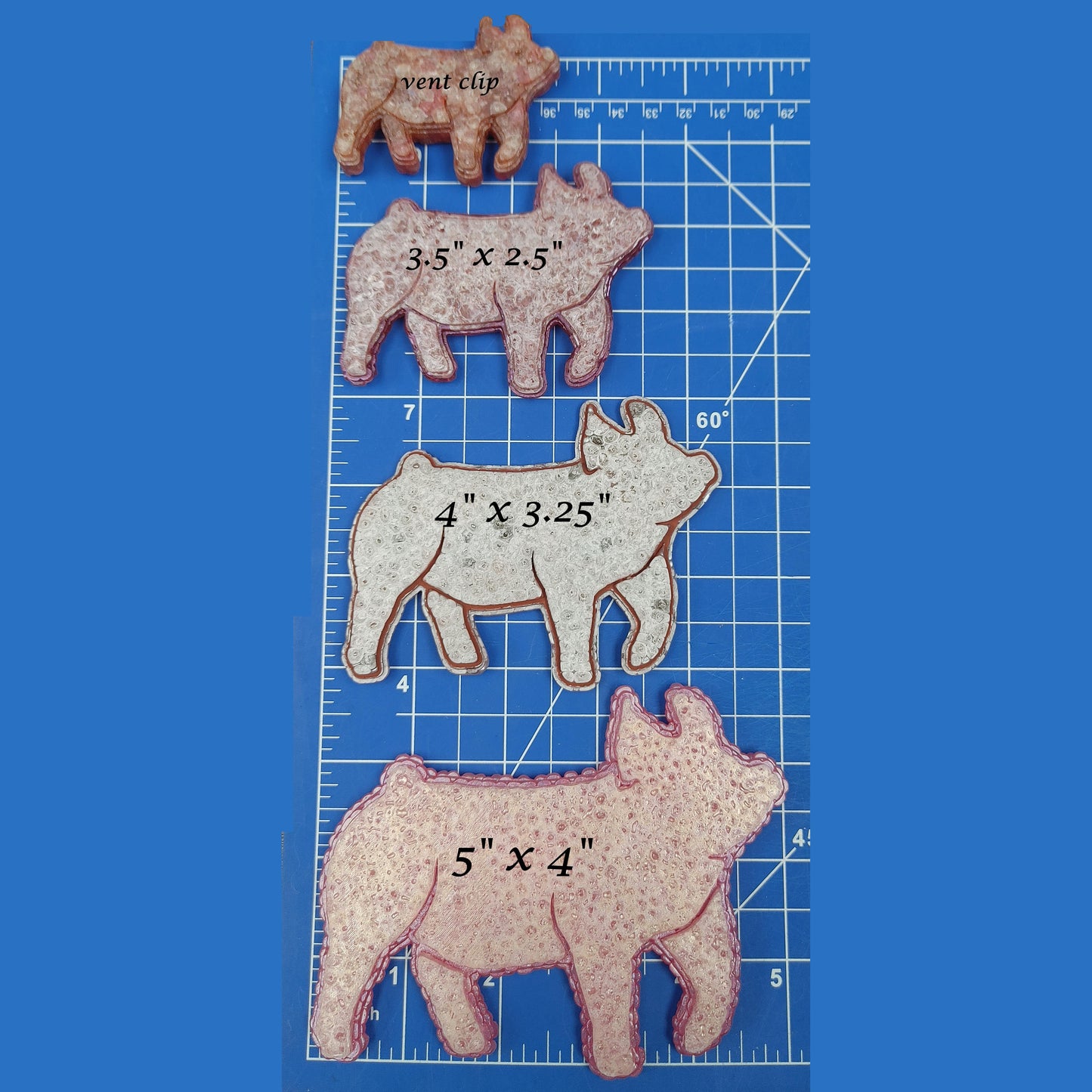 Show Pig - Driving Gilt - Silicone freshie mold