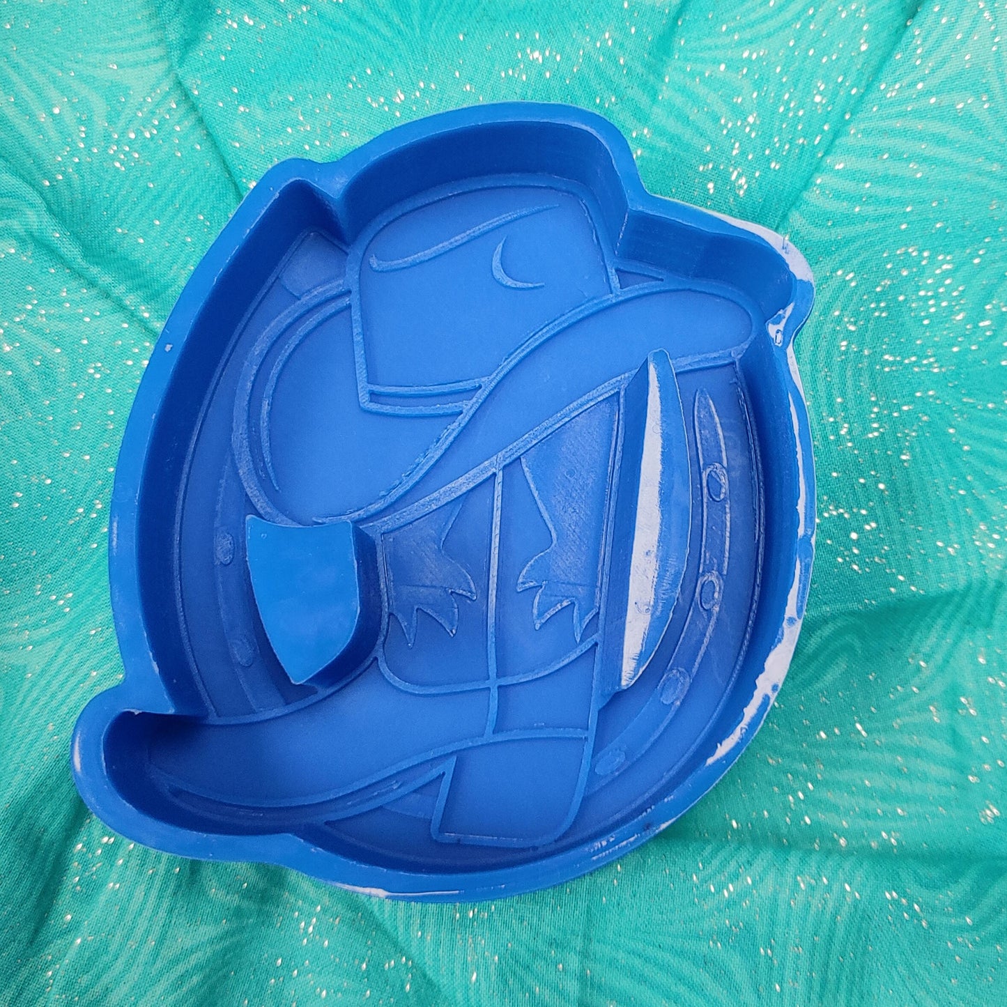 Horseshoe with Boot and Hat - Silicone Freshie Mold