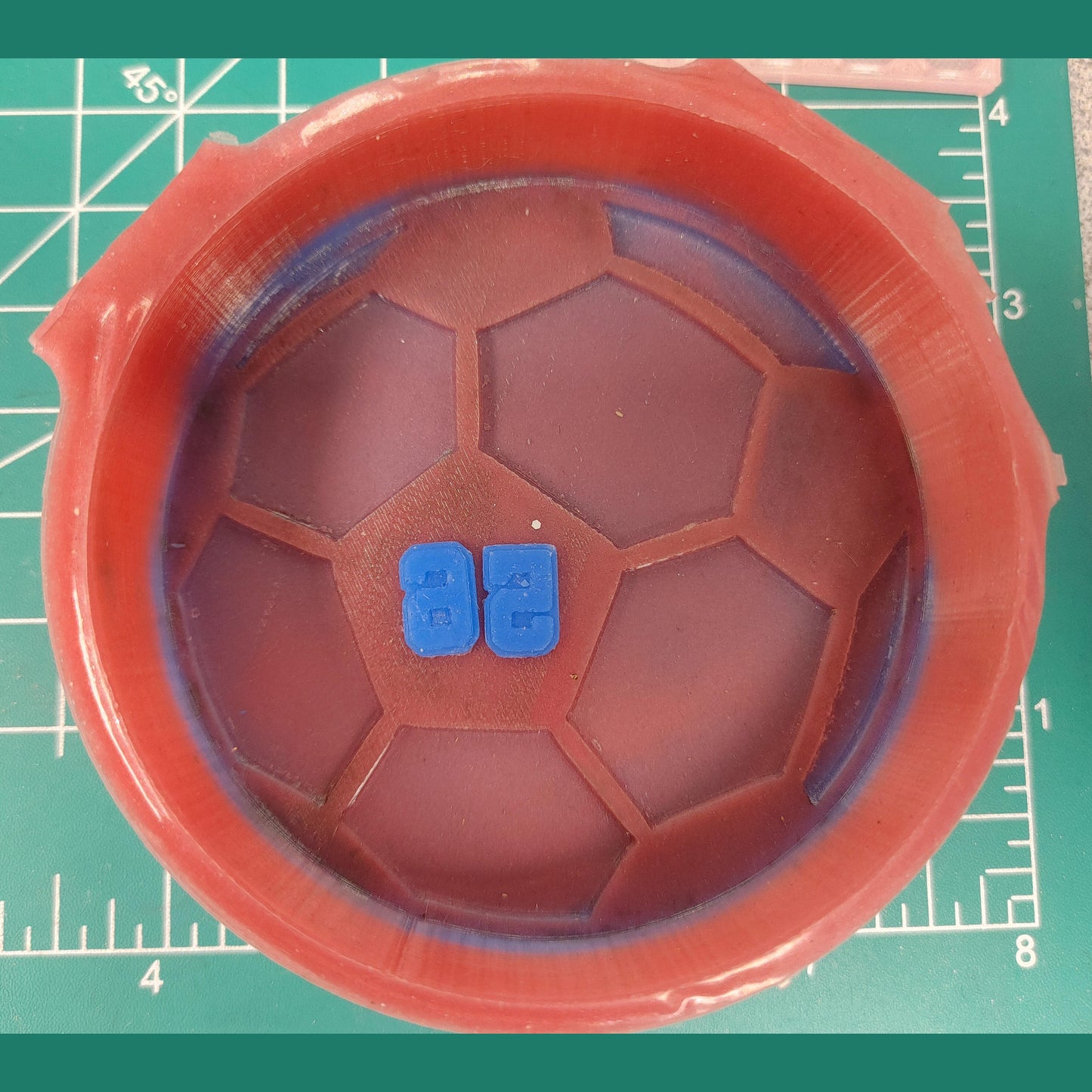 Varsity Number Inserts for any mold - Silicone Freshie Mold