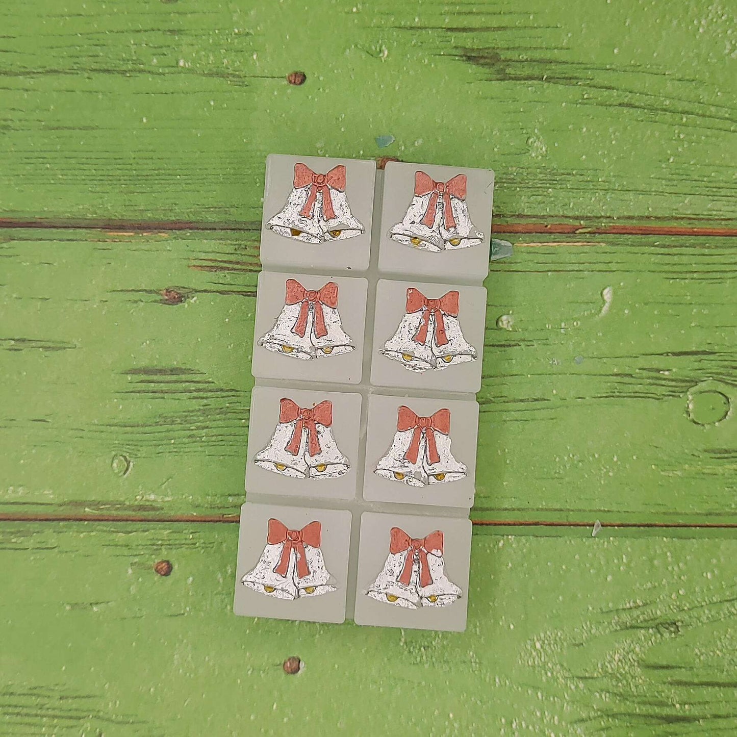 Christmas Bells Wax Melt Snap Bar Silicone Mold