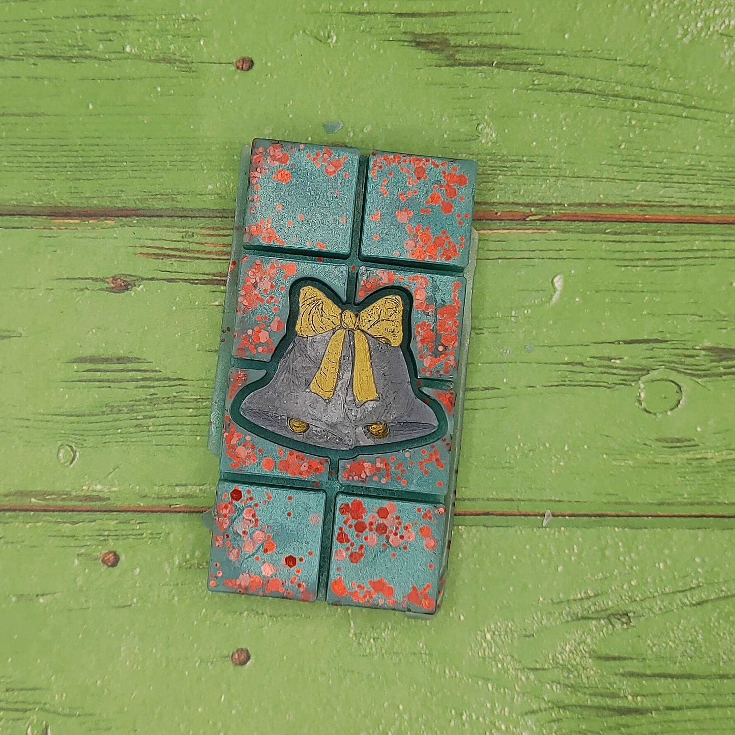 Christmas Bells Wax Melt Snap Bar Silicone Mold