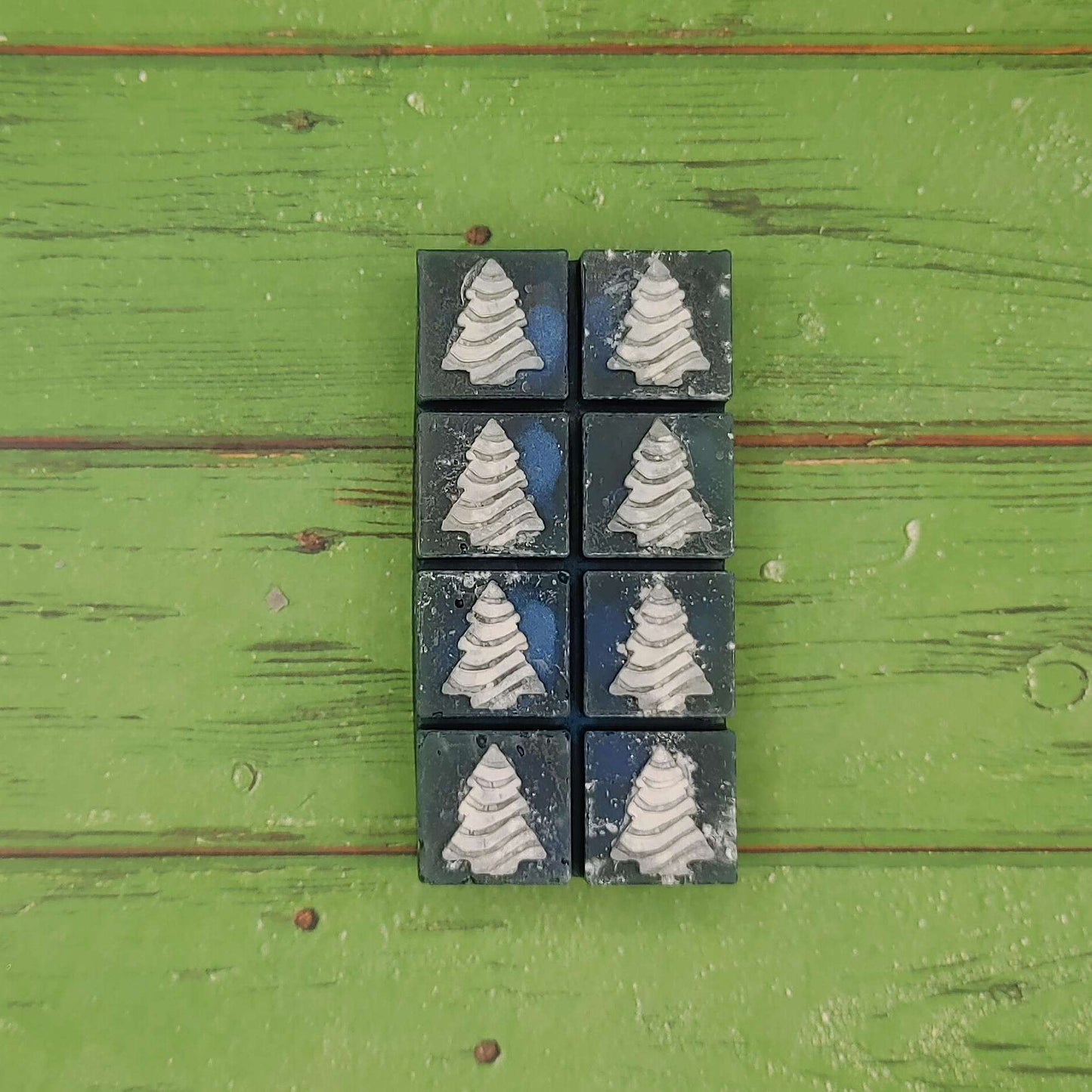 Christmas Tree Wax Melt Snap Bar Silicone Mold