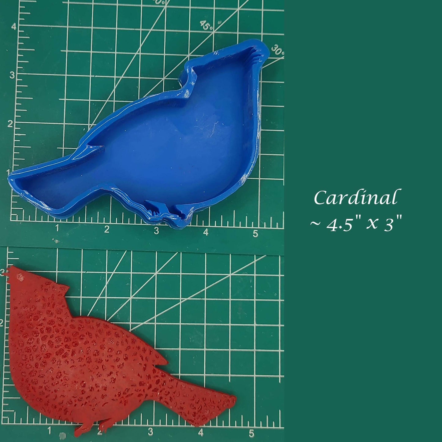 Cardinal (undetailed) - Silicone Freshie Mold