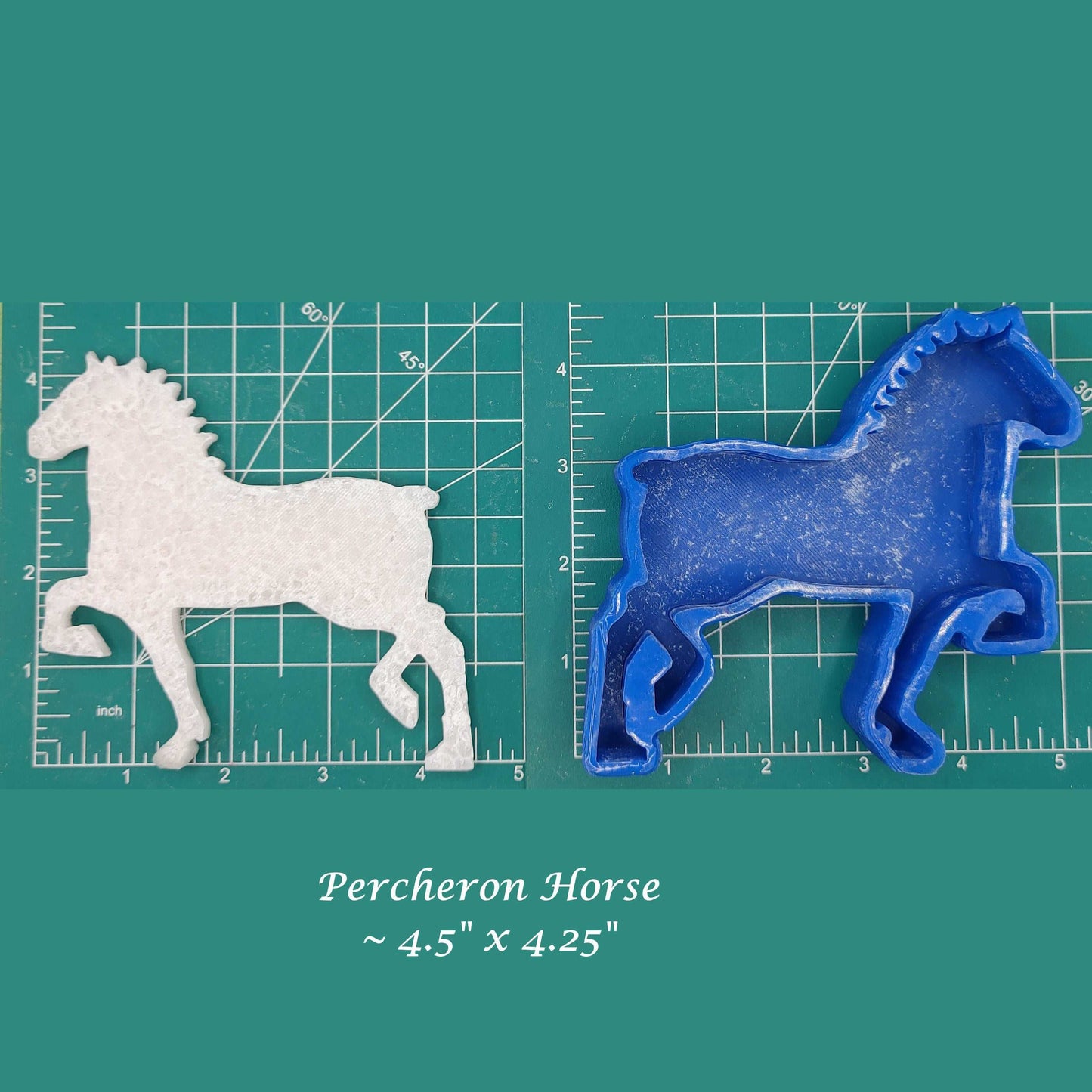 Percheron Horse - Silicone Freshie Mold