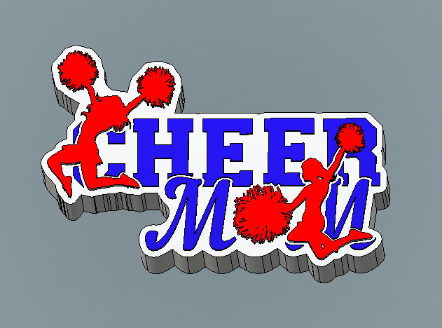 Cheer Mom - Silicone Freshie Mold
