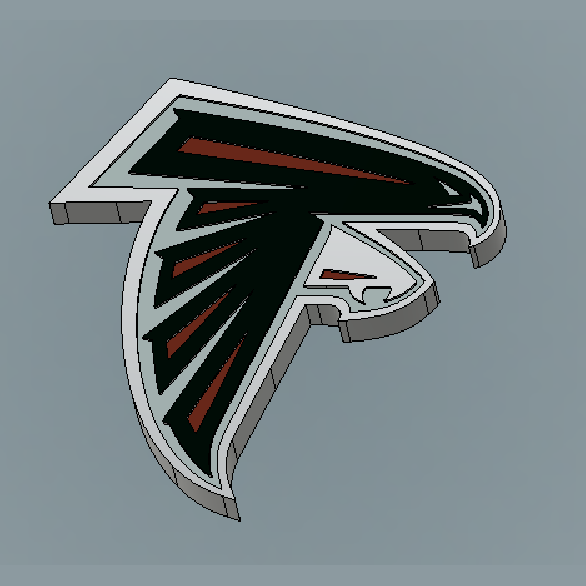 Falcon School Mascot - Silicone Freshie Mold