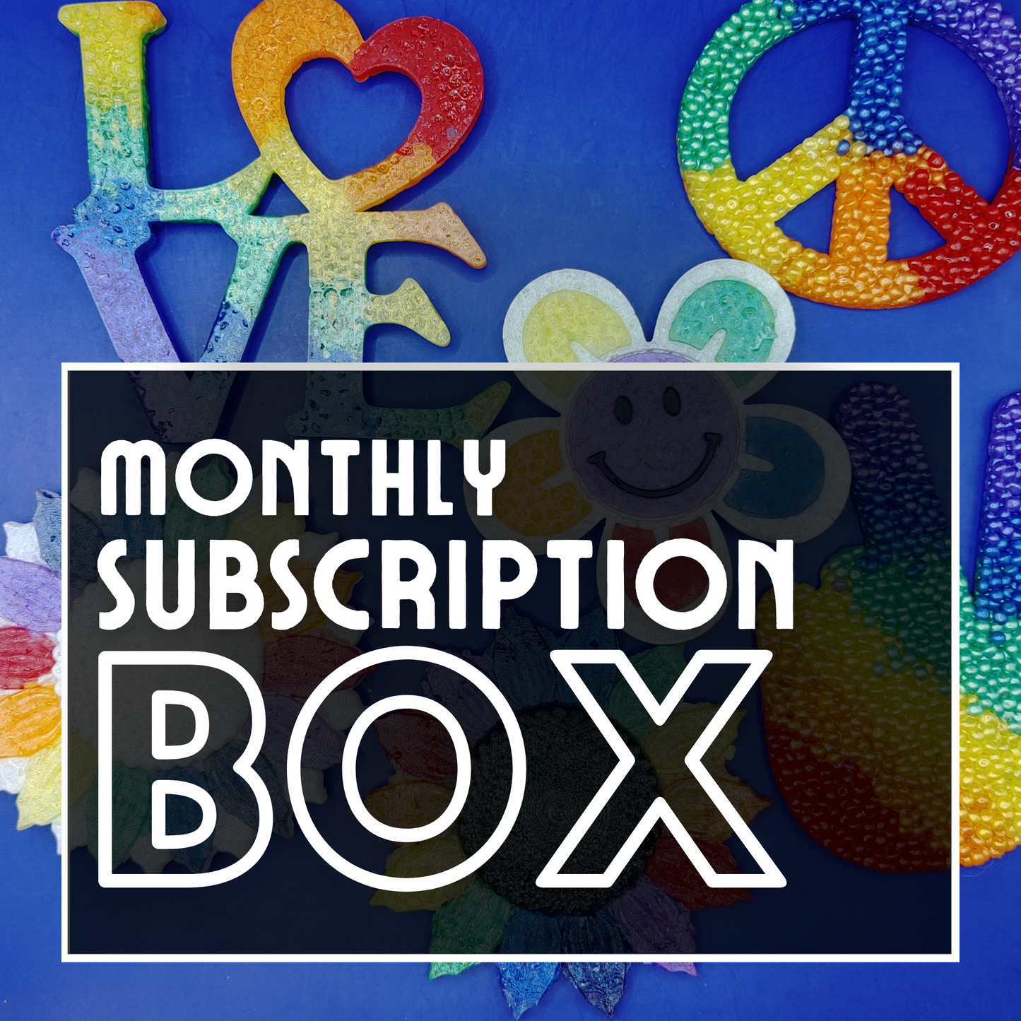 monthly car freshie molds subscription box