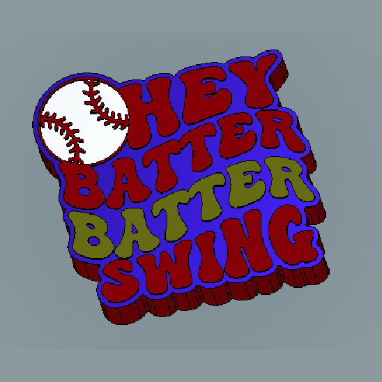 Hey Batter Batter - Silicone Freshie Mold