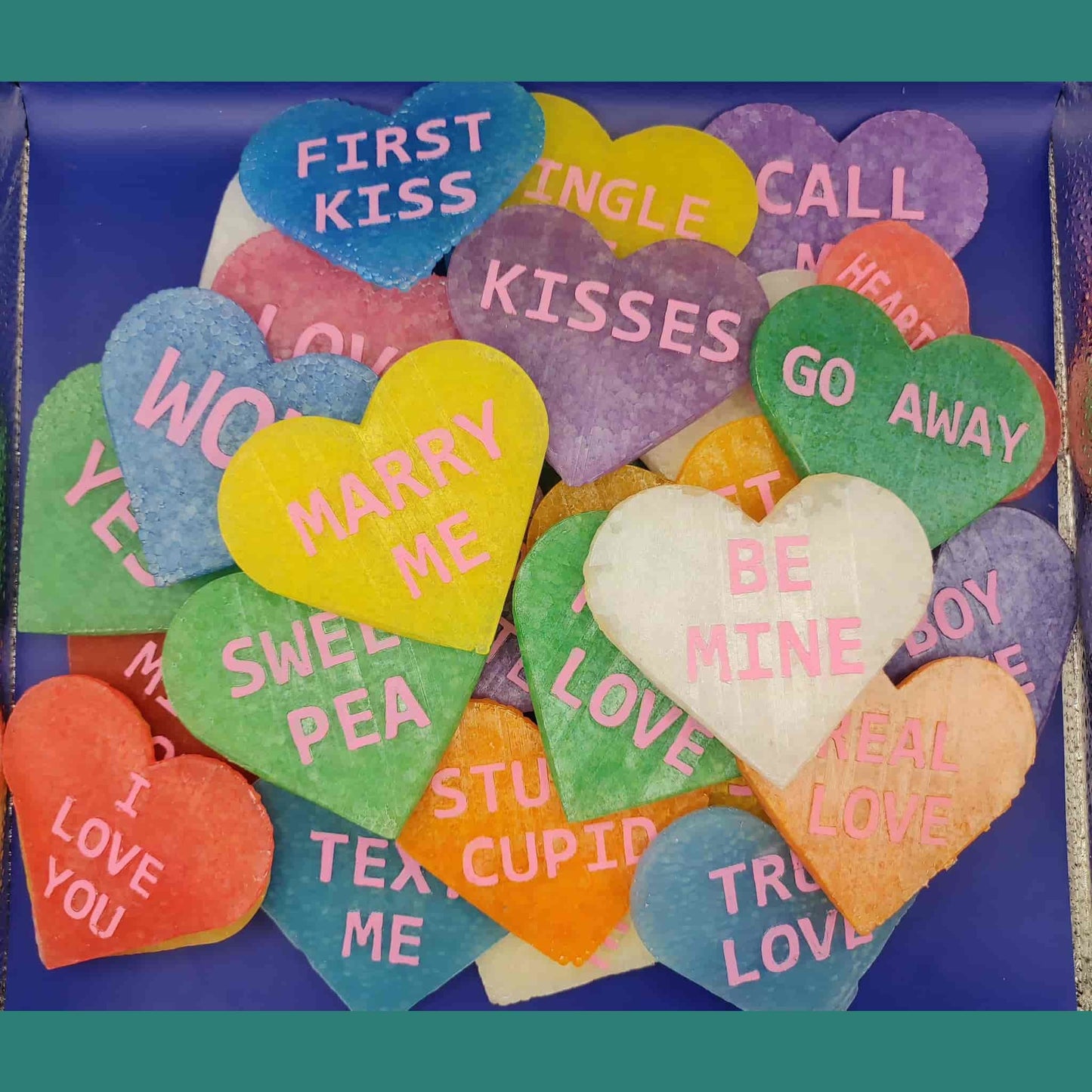 4" Heart Inserts - Silicone Freshie Molds