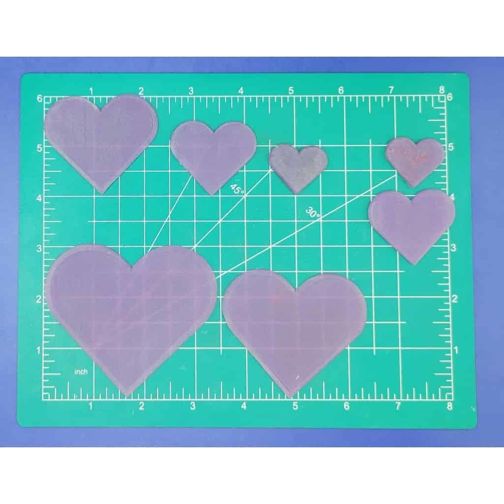 Heart Inserts for any mold - Silicone Freshie Mold