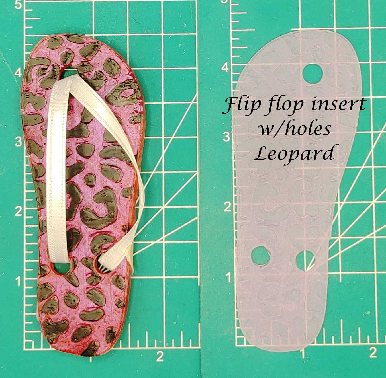 Flip Flop Inserts - Silicone Freshie Mold