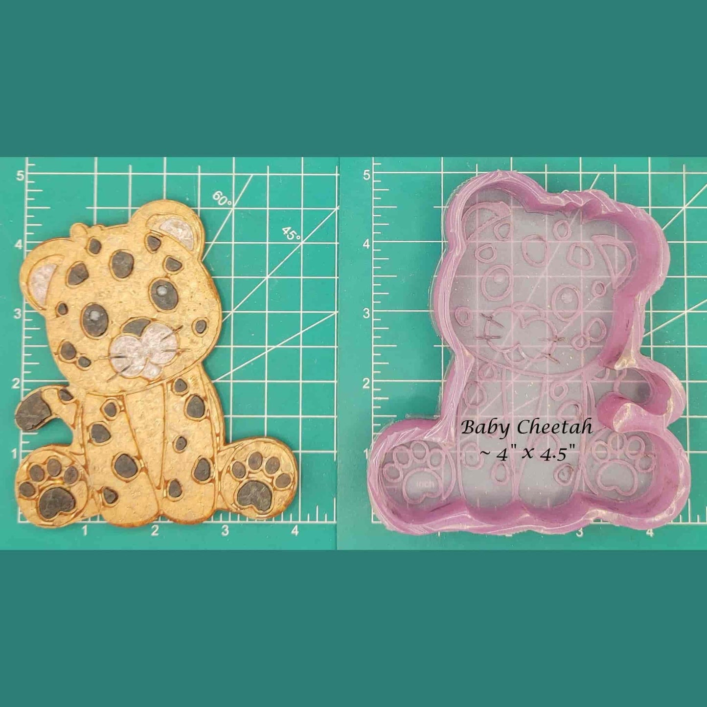 Baby Cheetah - Silicone Freshie Mold