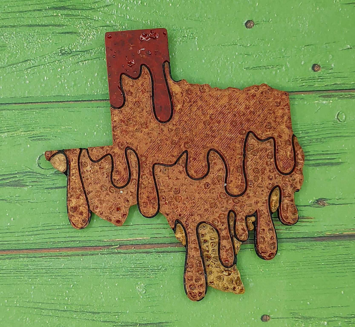 Melting State of Texas - Silicone Freshie Mold