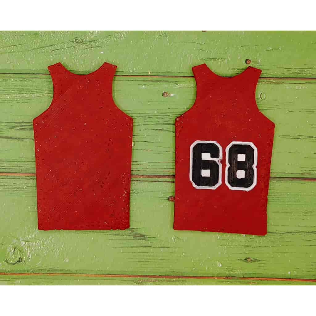Basketball Jersey - Silicone Freshie Mold
