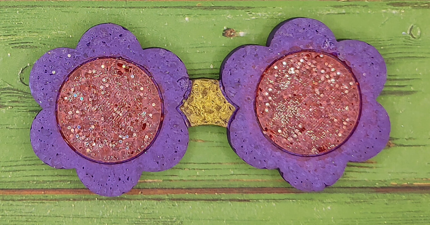 Flower Sunglasses - Silicone freshie mold