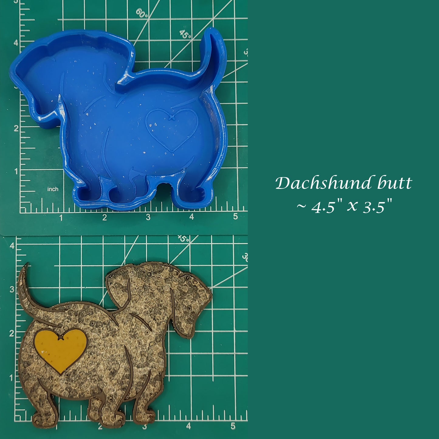 Dachshund Butt - Silicone Freshie Mold