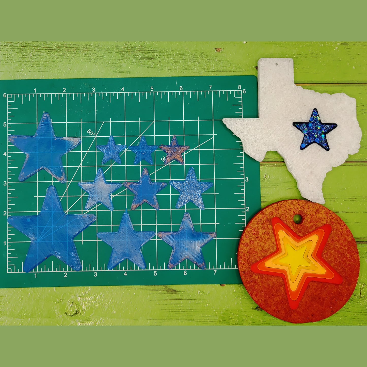 Star Inserts for any mold - Silicone Freshie Mold