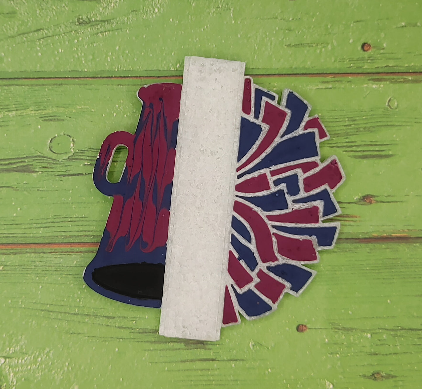 Cheer Megaphone & Pom-poms - Silicone Freshie Mold