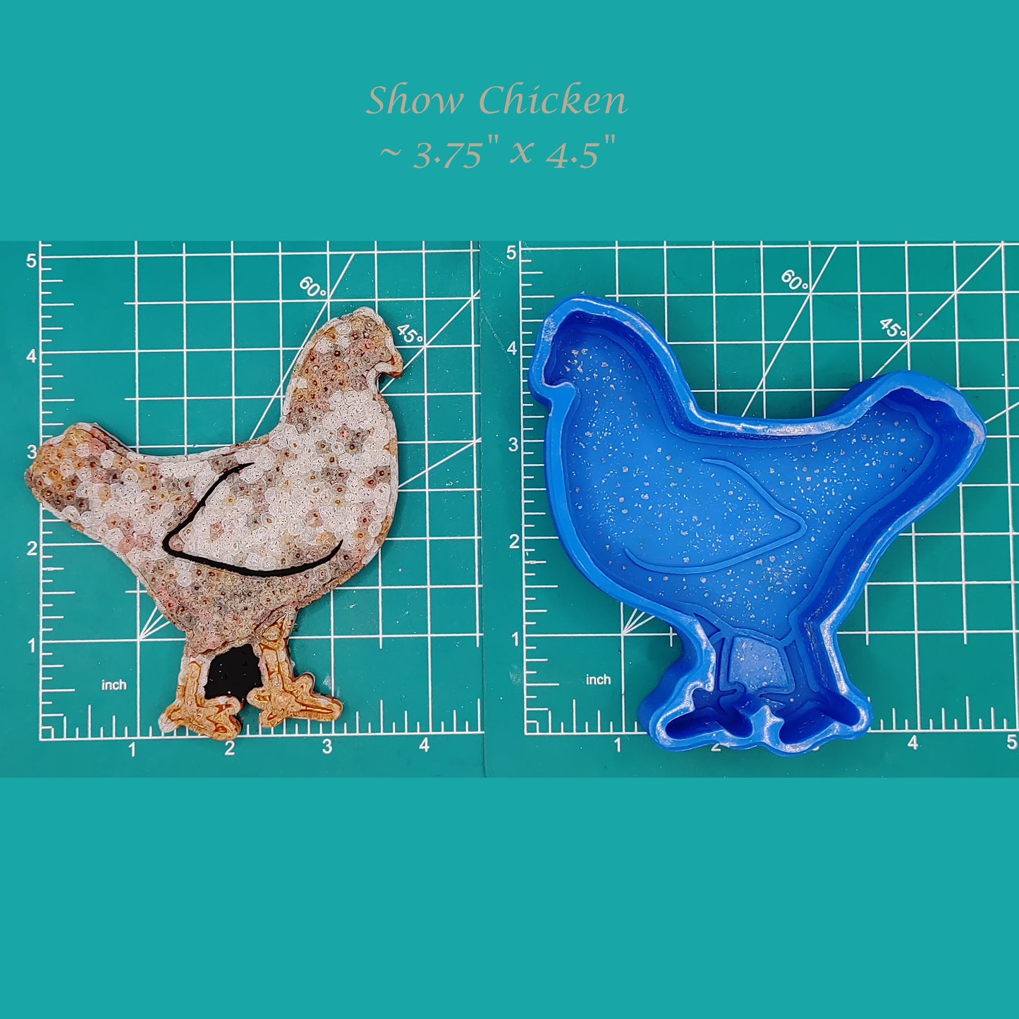 Show Chicken - Silicone freshie mold
