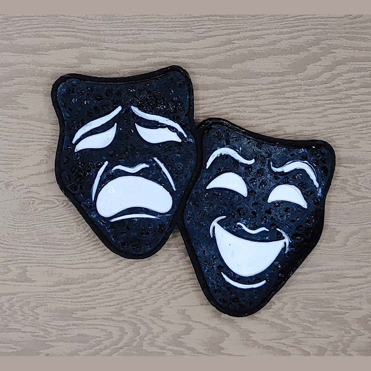 Theater Masks, small- Silicone Freshie Molds