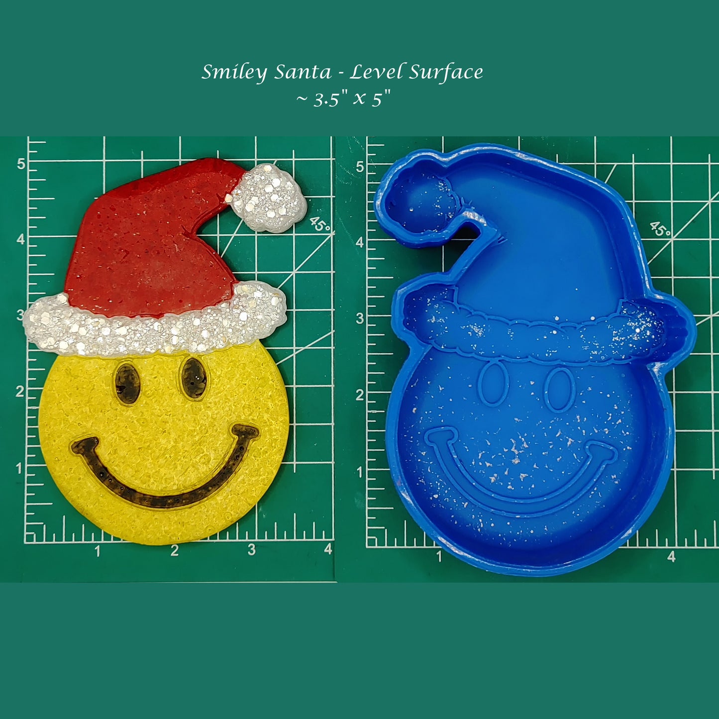 Smiley Santa - Silicone freshie mold