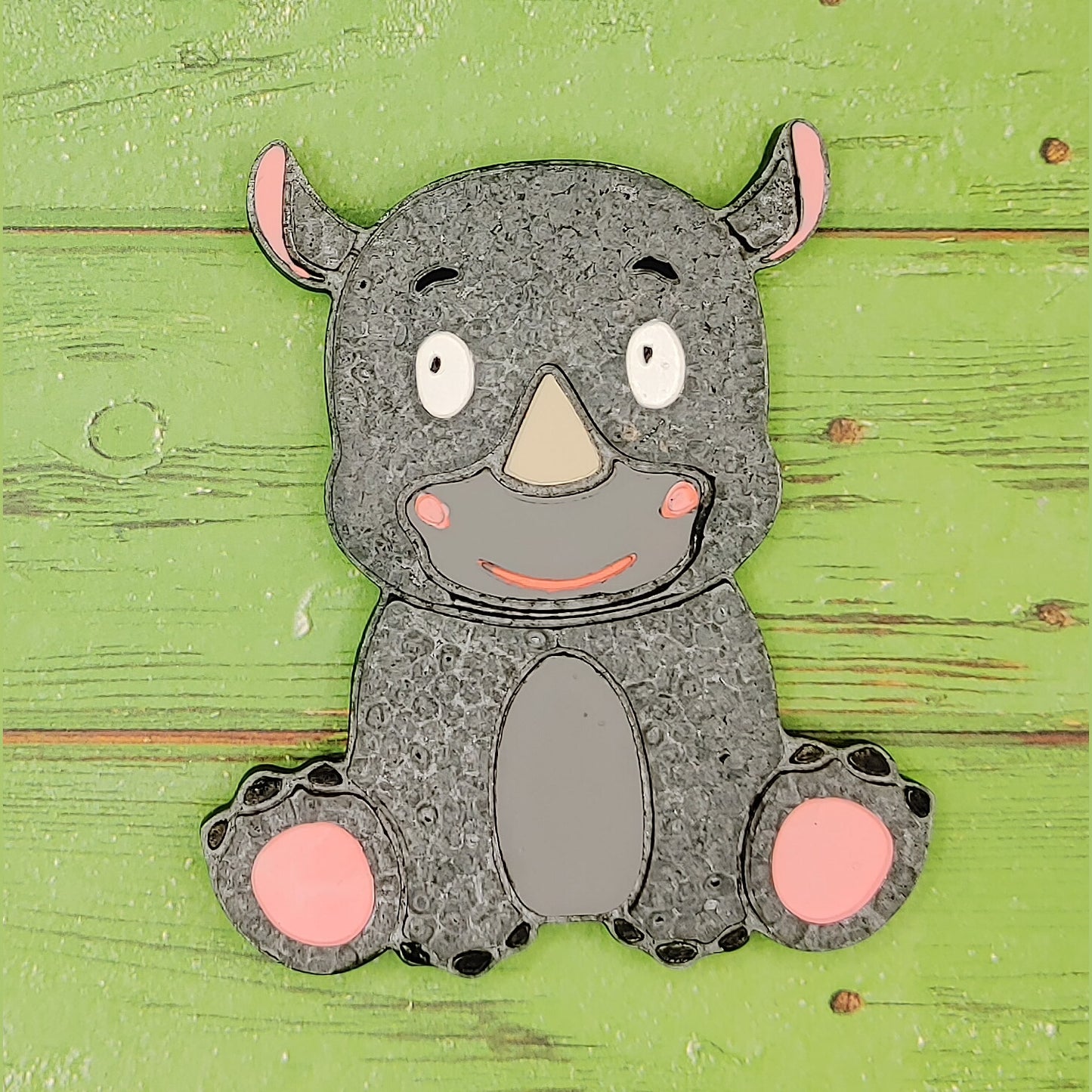 Baby Rhinoceros - Silicone Freshie Mold
