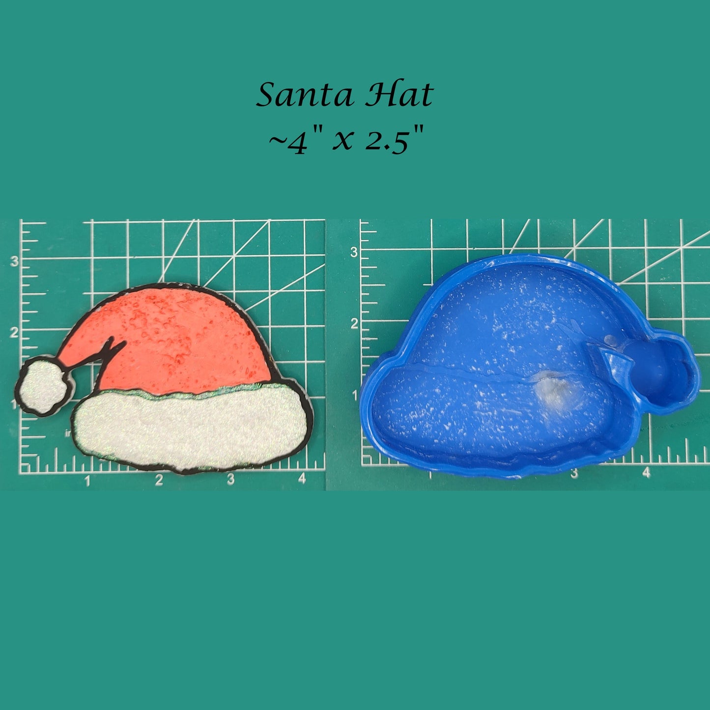 Santa Hat Freshie Mold - 1119