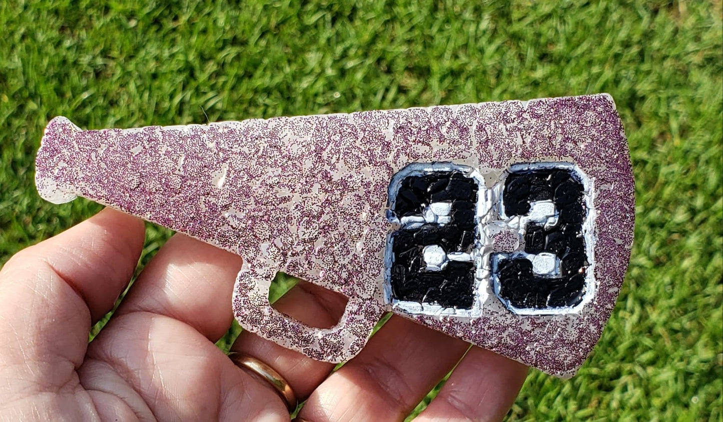 Varsity Number Inserts for any mold - Silicone Freshie Mold