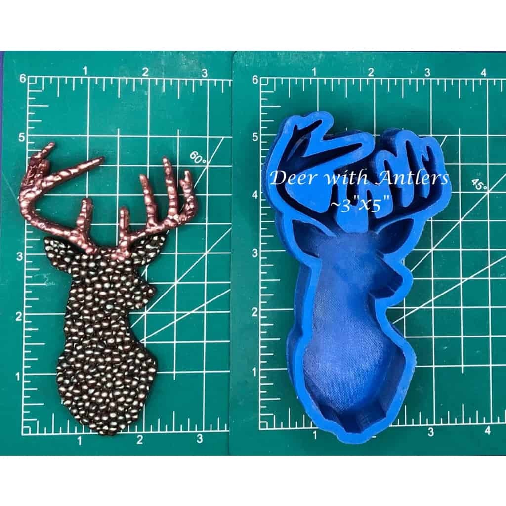Deer with Antlers - Silicone Freshie Mold