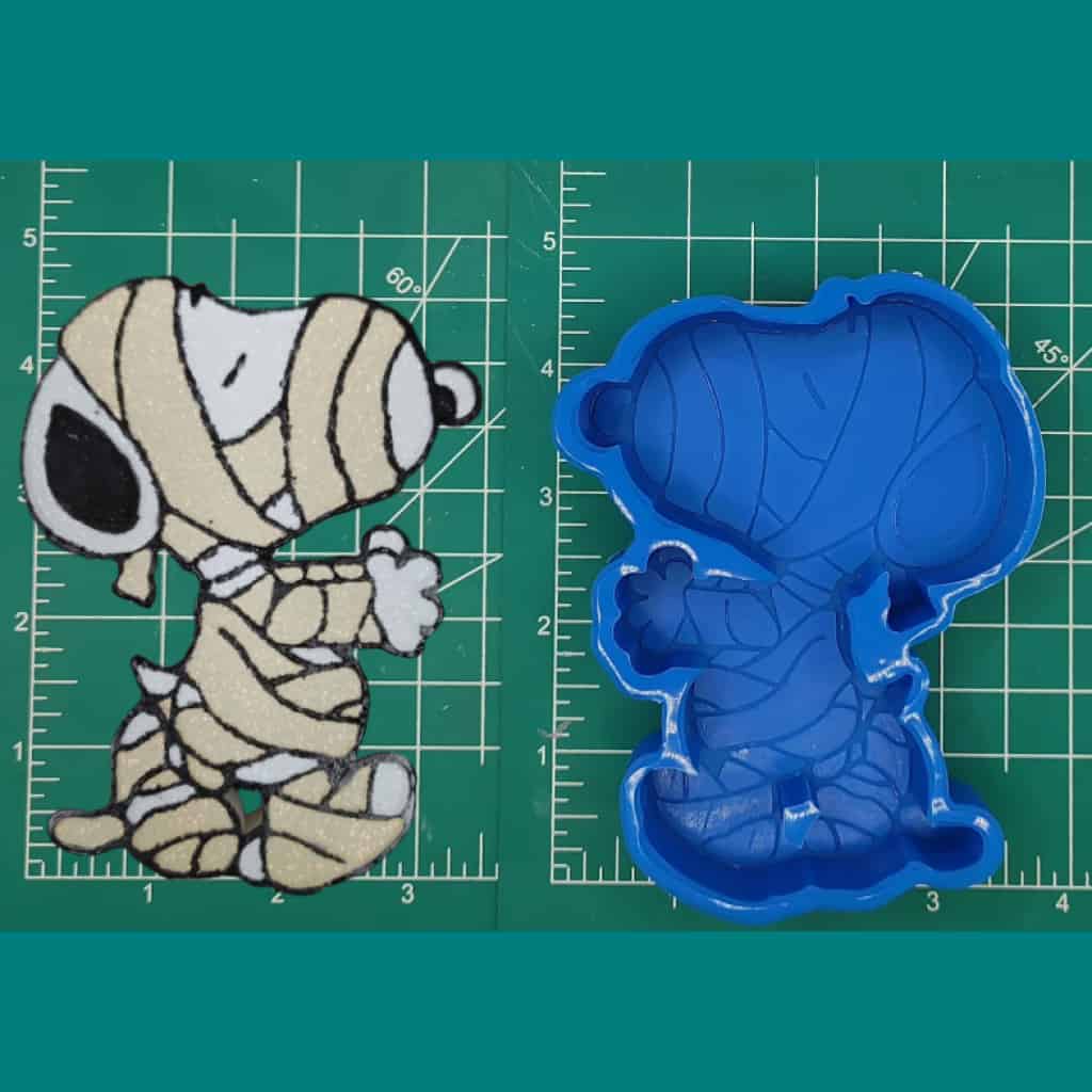 Dog Mummy - Silicone Freshie Mold