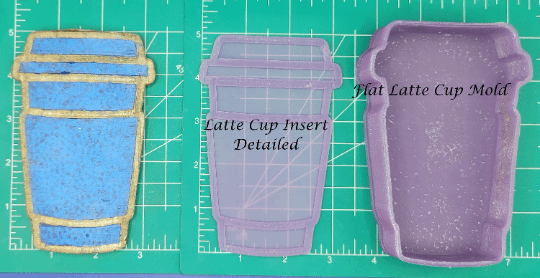 Latte Cup Inserts - Silicone Freshie Mold