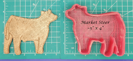 Market Steer- Silicone Freshie Mold