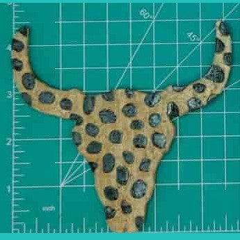 Steer Skull Inserts - Silicone Freshie Mold