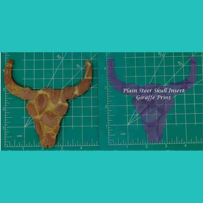 Steer Skull Inserts - Silicone Freshie Mold