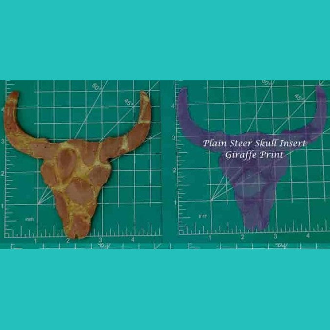 Steer Skull Inserts - Silicone Freshie Mold