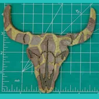 Steer Skull Inserts - Silicone Freshie Mold