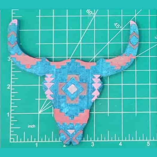 Steer Skull Inserts - Silicone Freshie Mold