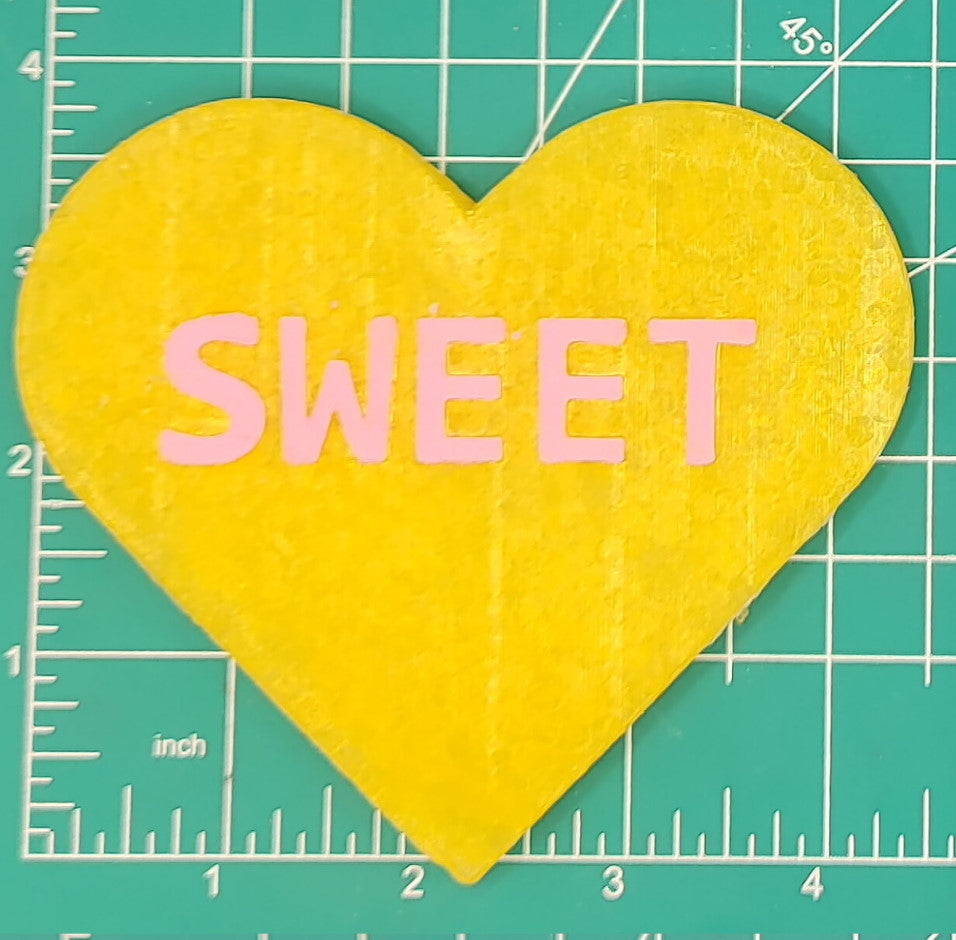 4" Heart Inserts - Silicone Freshie Molds