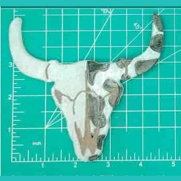 Steer Skull Inserts - Silicone Freshie Mold