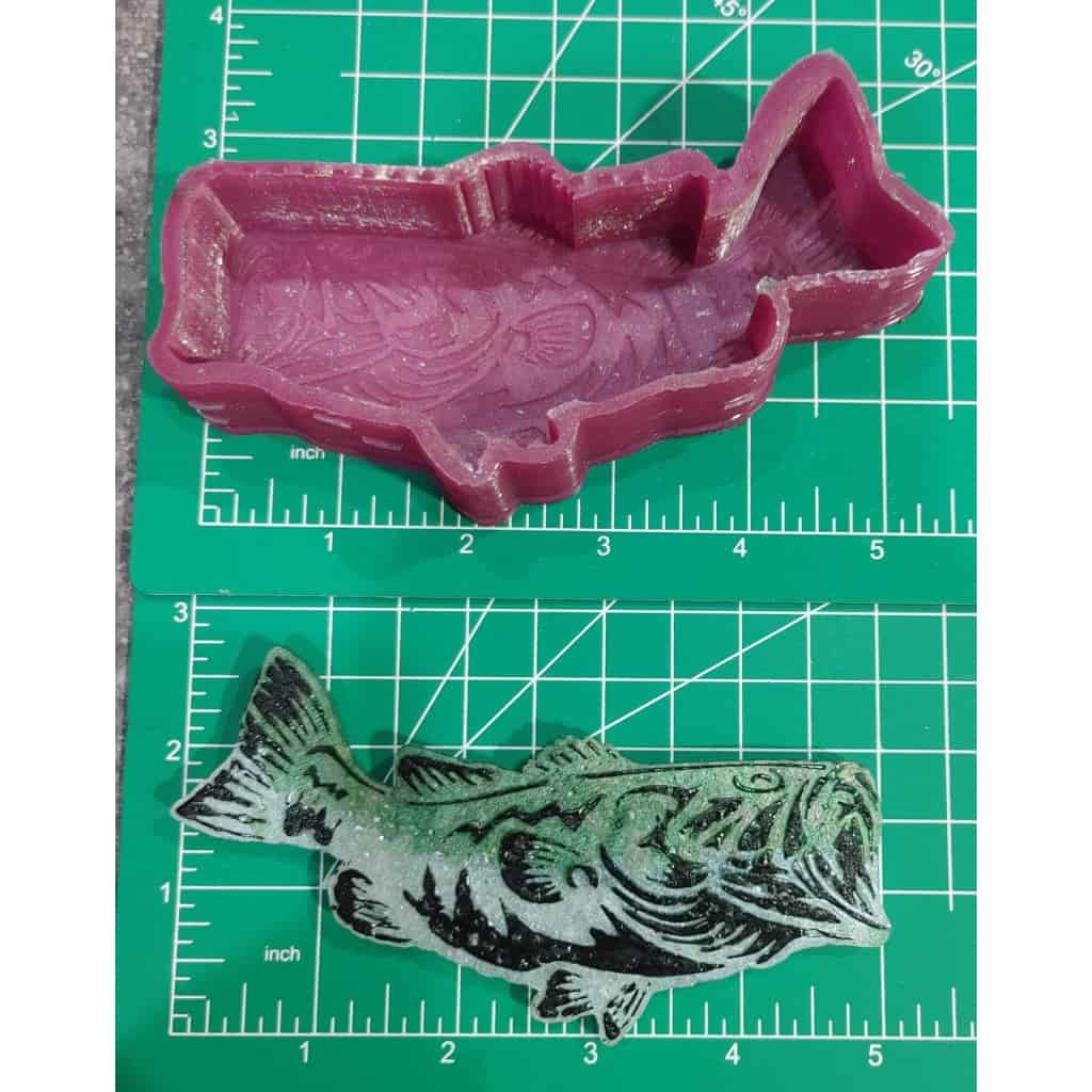 Detailed Bass - Silicone Freshie Mold