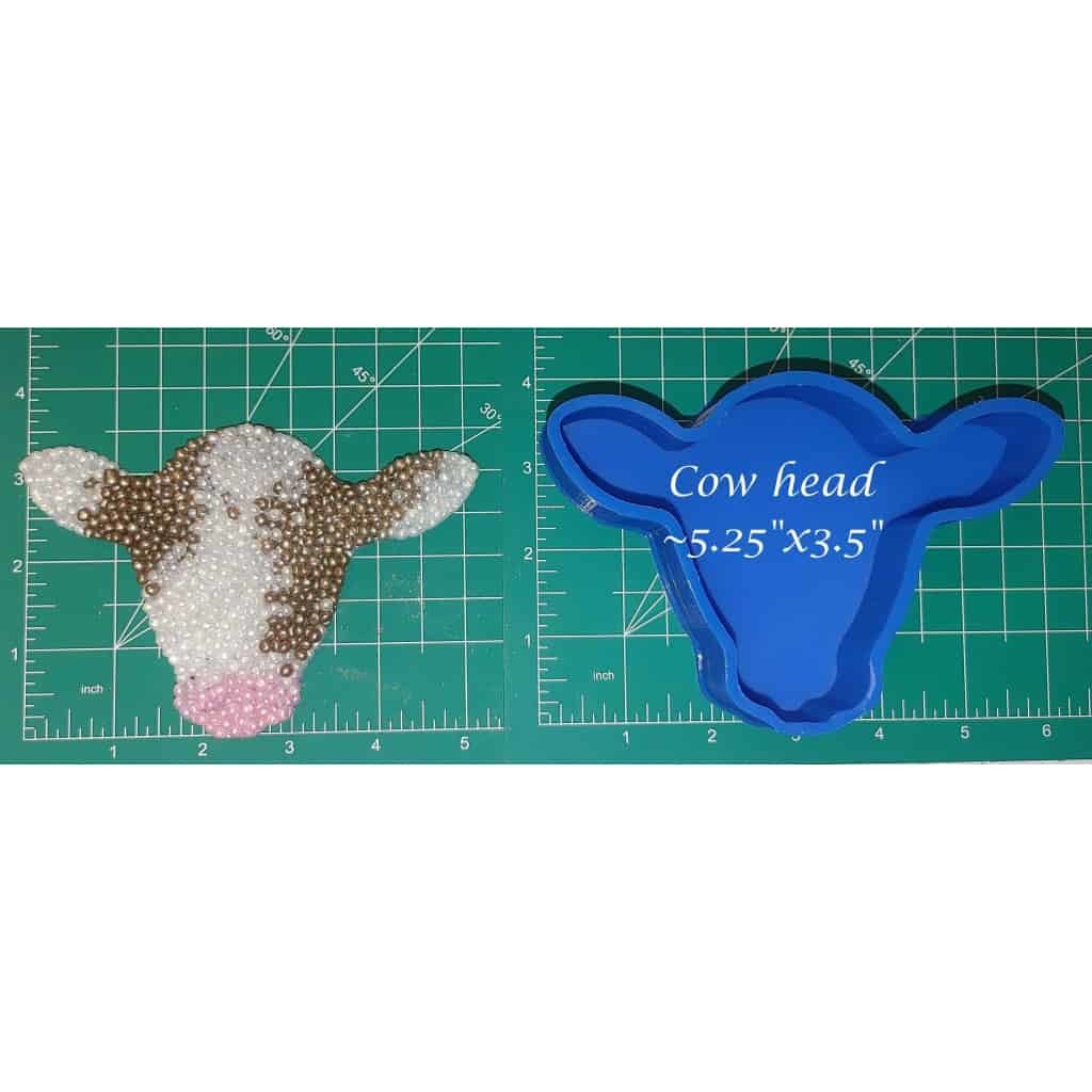 Cow Head - Silicone Freshie Mold