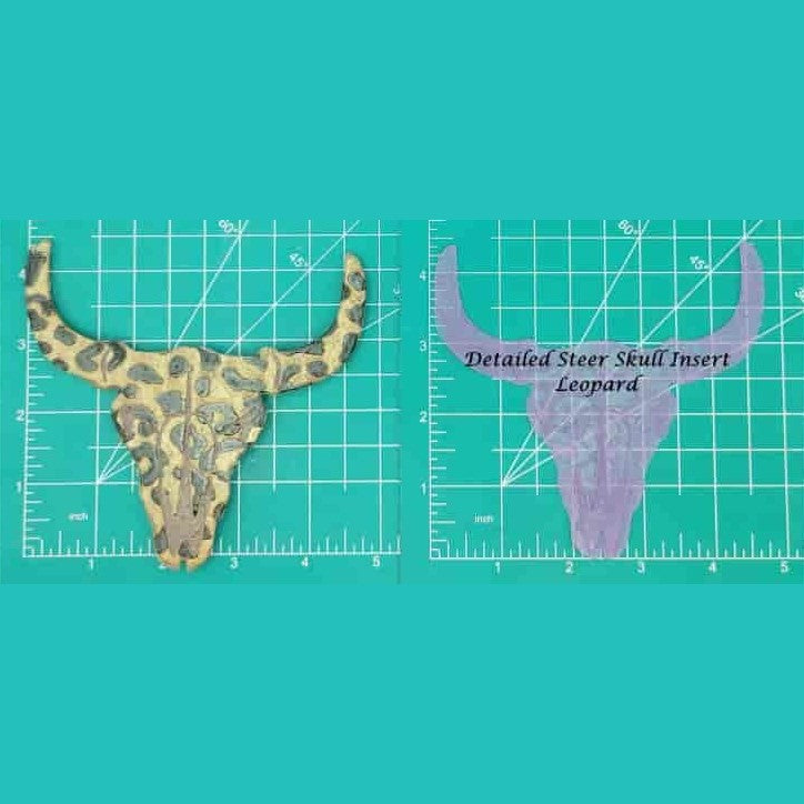 Steer Skull Inserts - Silicone Freshie Mold