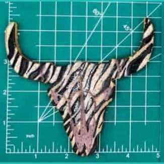 Steer Skull Inserts - Silicone Freshie Mold