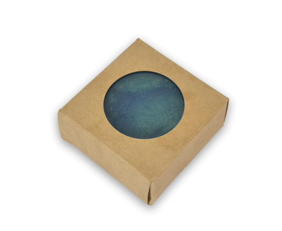 Square Soap Box - Kraft w/ Round Window