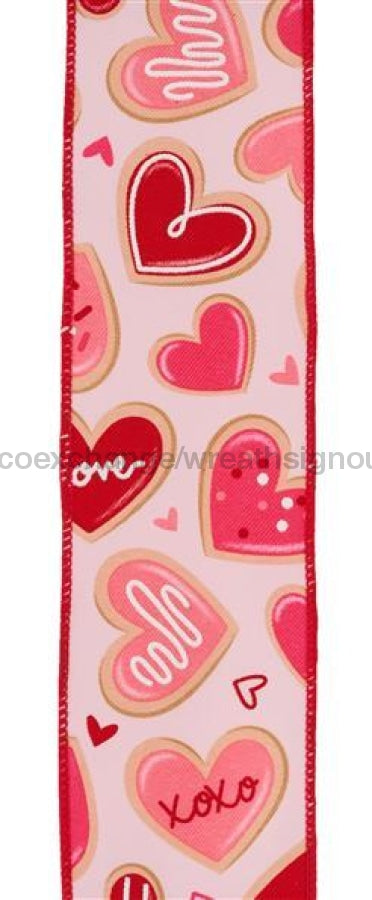 2.5"X10Yd Valentine Cookies Pale Pink/Multi RGF117415
