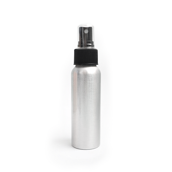 2.5 oz Aluminum Bullet Bottle & Fine Mist Sprayer